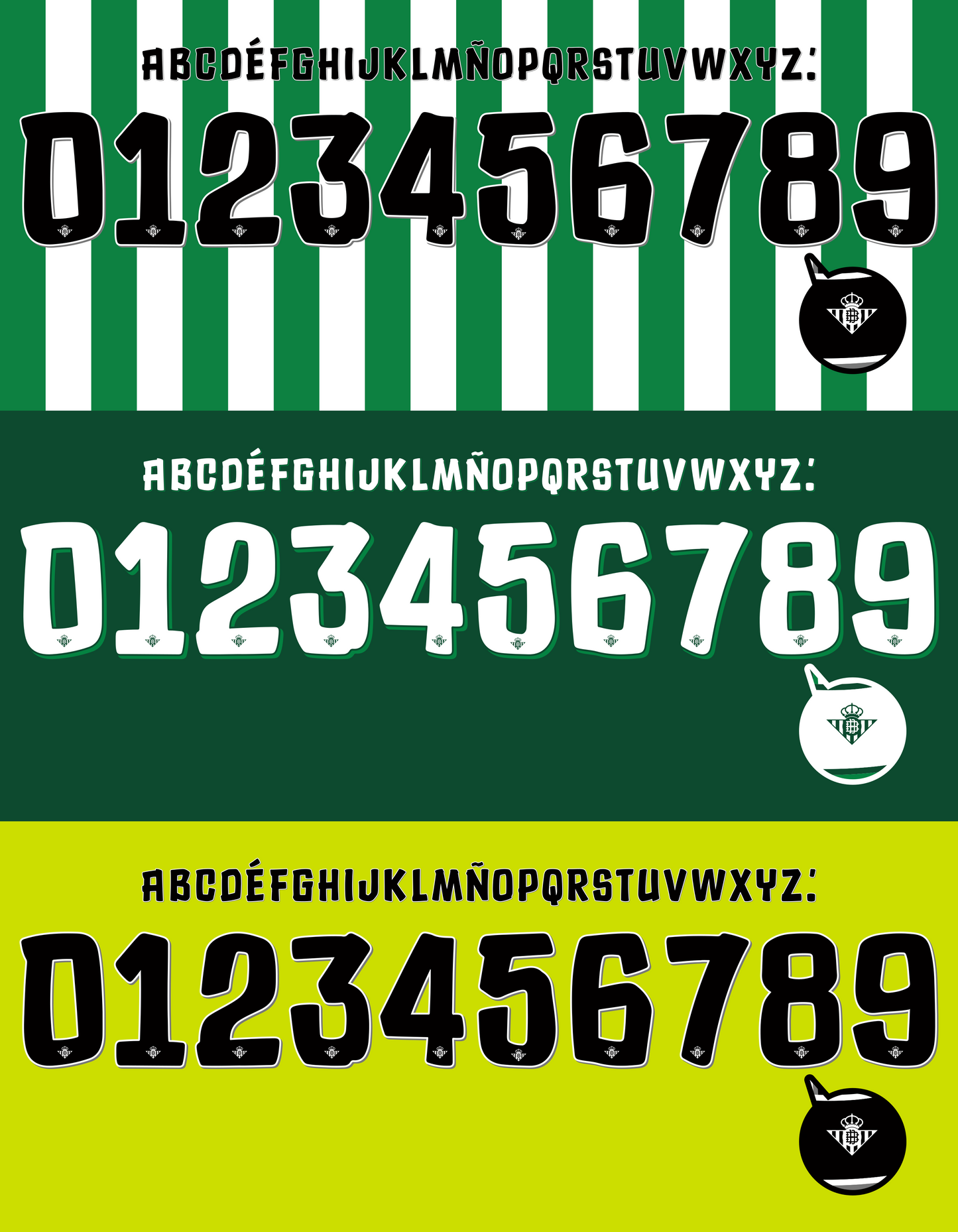 Betis 2016-2017 Nameset AI Vector File