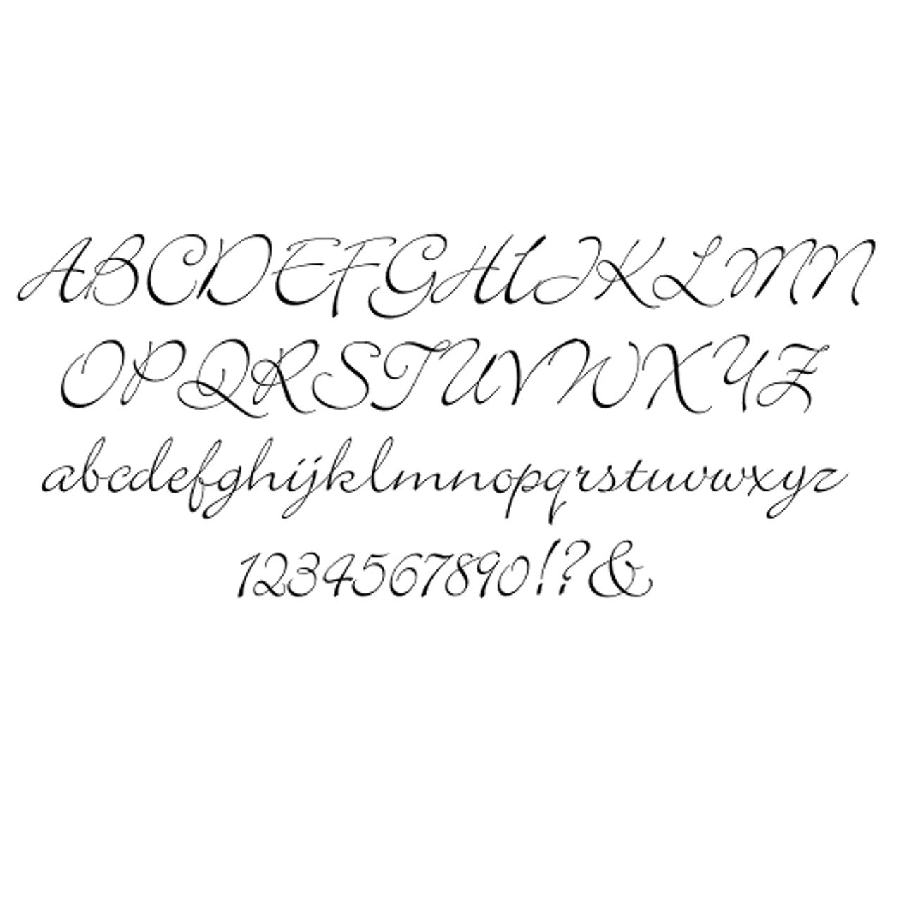 Personalised Script Engraved Name Necklace
