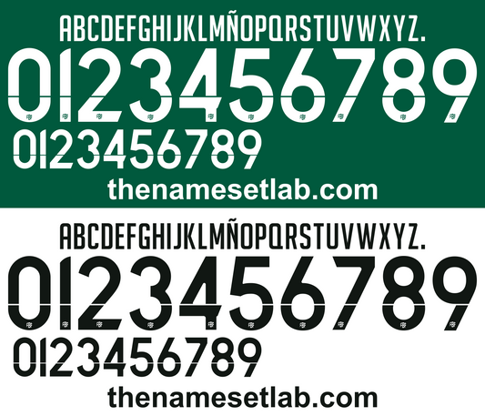 Bosnia 2014 Football Nameset AI Vector File