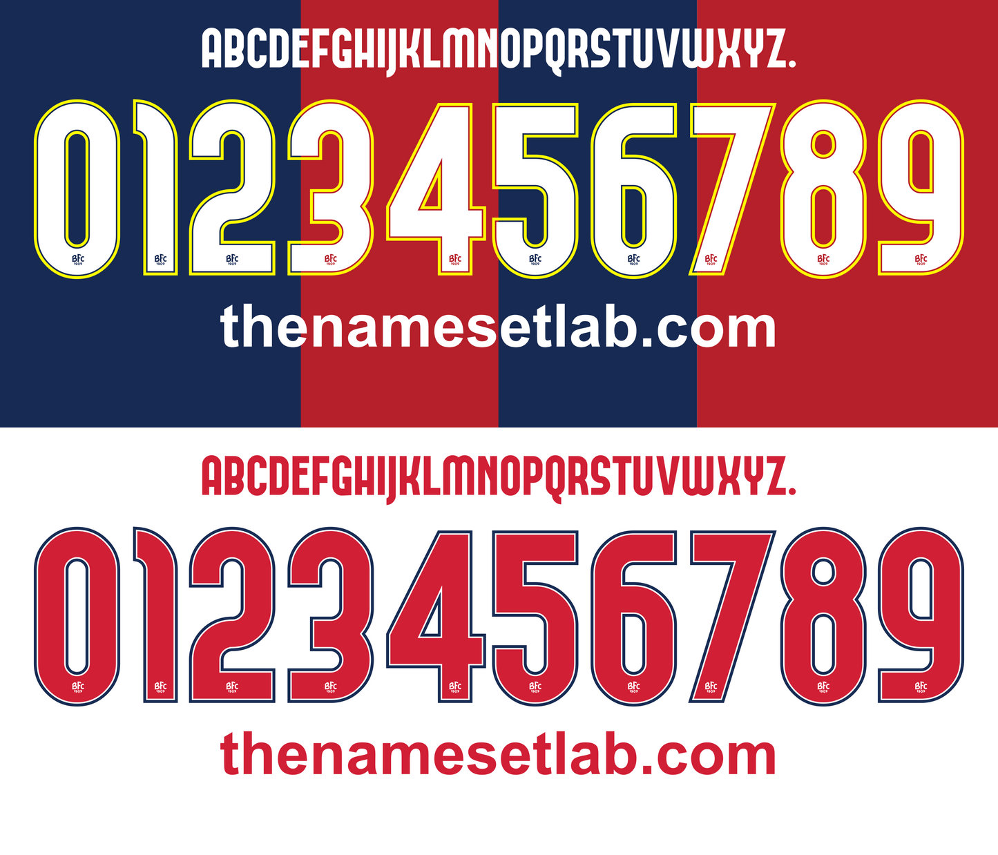Bologna 2010-2011 Nameset AI Vector File