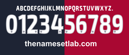 Cagliari 2017-2018 Nameset AI Vector File