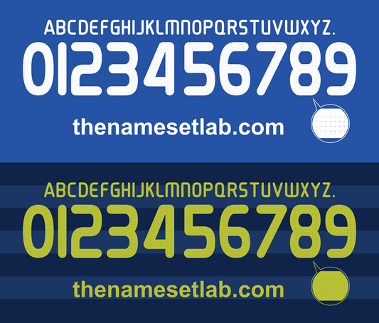 Chelsea 2009-2010 UCL / Cup Font Nameset AI Vector File File