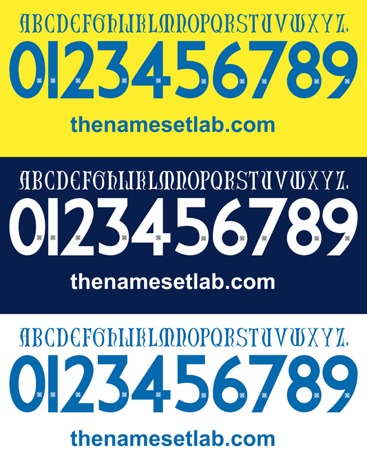 Chievo 2016-2017 Nameset AI Vector File