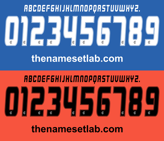 Empoli 2016-2017 Nameset AI Vector File