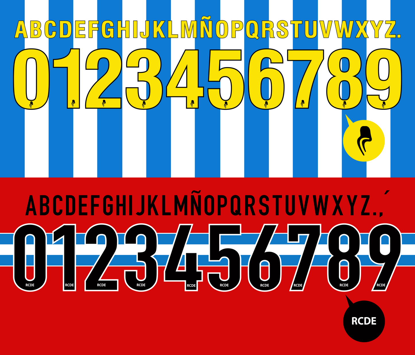 Espanyol 2015-2016 Nameset AI Vector File