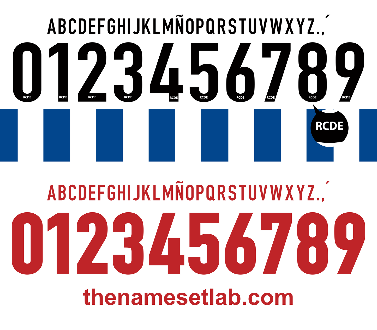 Espanyol 2016-2017 Nameset AI Vector File