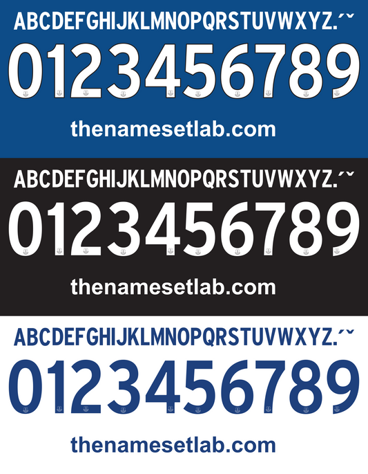 Everton 2014-2015 Nameset AI Vector File