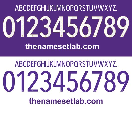Fiorentina 2014-2015 Nameset AI Vector File
