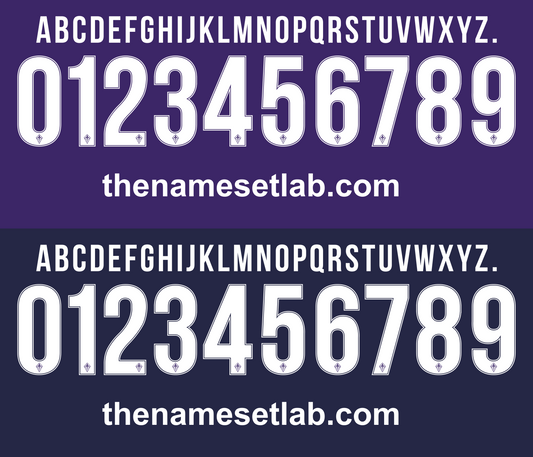 Fiorentina 2015-2016 Nameset AI Vector File