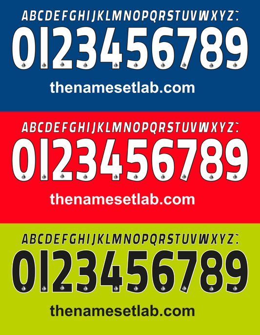 Getafe 2015-2016 Nameset AI Vector File