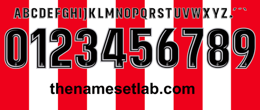 Girona 2017-2018 Nameset AI Vector File