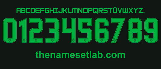 Gladbach UCL 2016-2017 Nameset AI Vector File