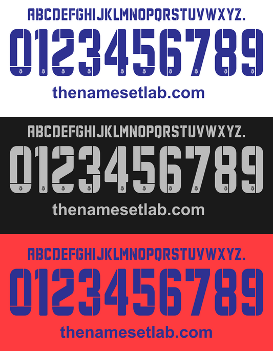 Granada 2016-2017 Nameset AI Vector File