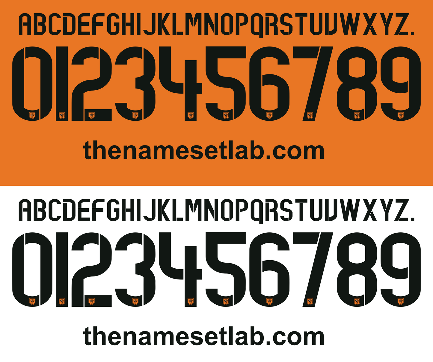 Hull City 2014-2015 Nameset AI Vector File