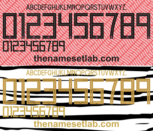South Korea 2020 Football Nameset AI Vector File