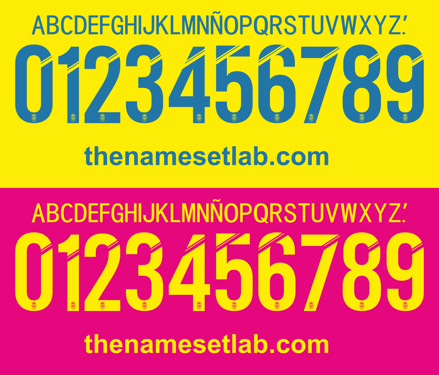 Las Palmas 2015-2016 Nameset AI Vector File