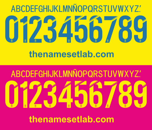 Las Palmas 2015-2016 Nameset AI Vector File