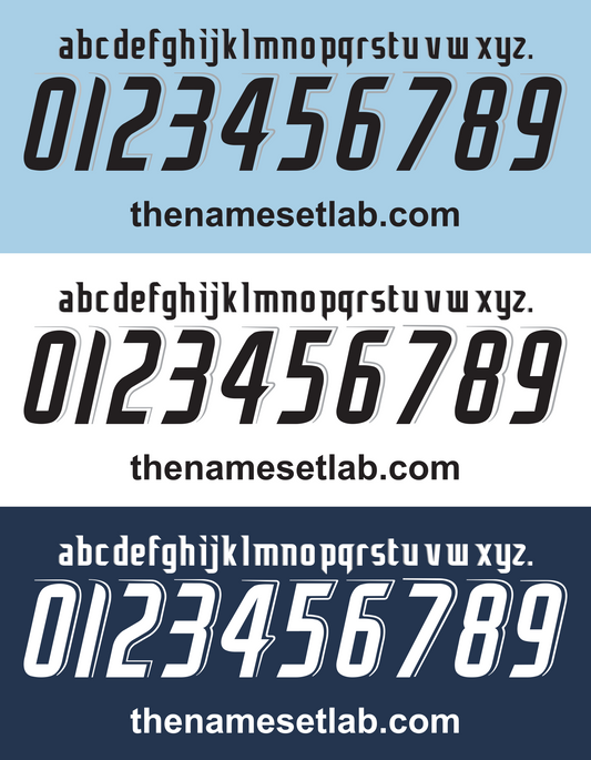Lazio 2006-2008 Nameset AI Vector File