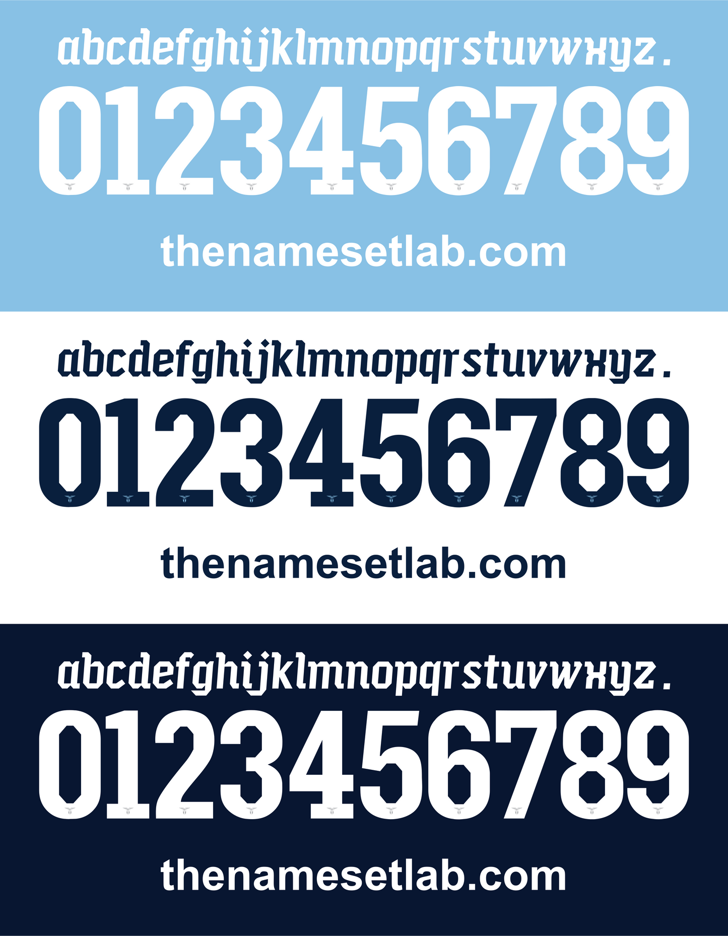 Lazio 2011-2012 Nameset AI Vector File