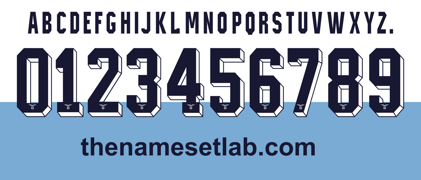 Lazio 115years Nameset AI Vector File