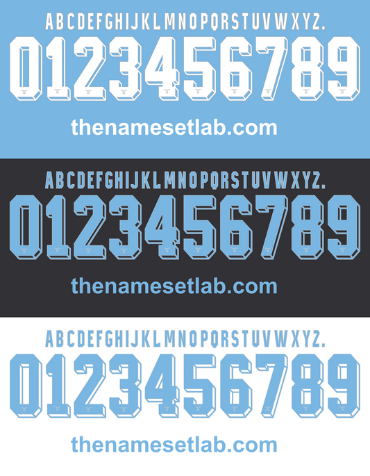 Lazio 2015-2016 Nameset AI Vector File
