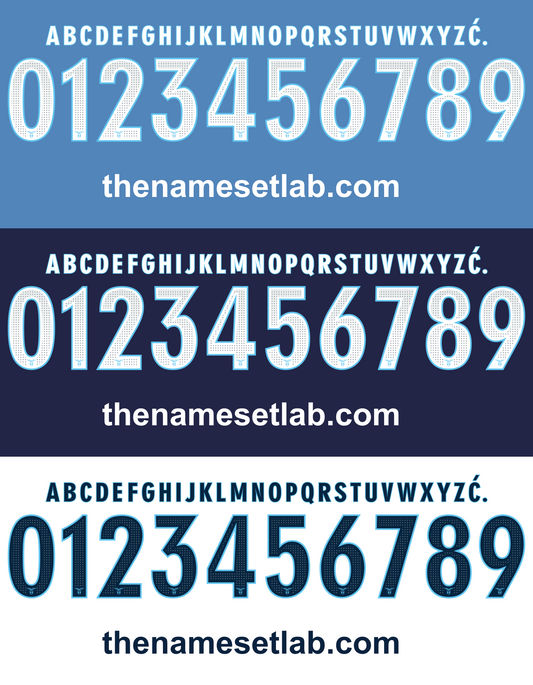 Lazio 2016-2017 Nameset AI Vector File