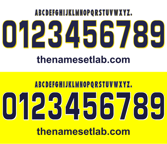 Leeds United 1996-1997 Nameset AI Vector File