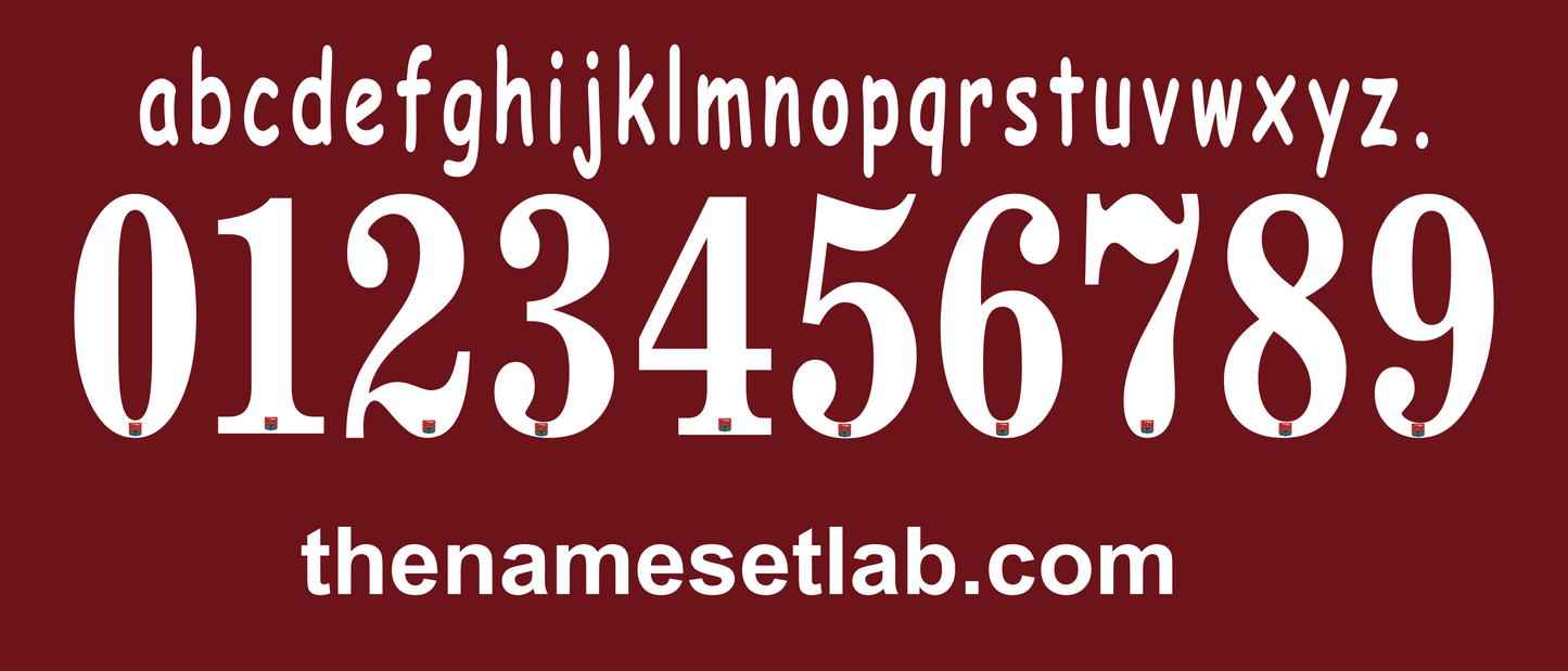 Livorno Centenary Nameset AI Vector File