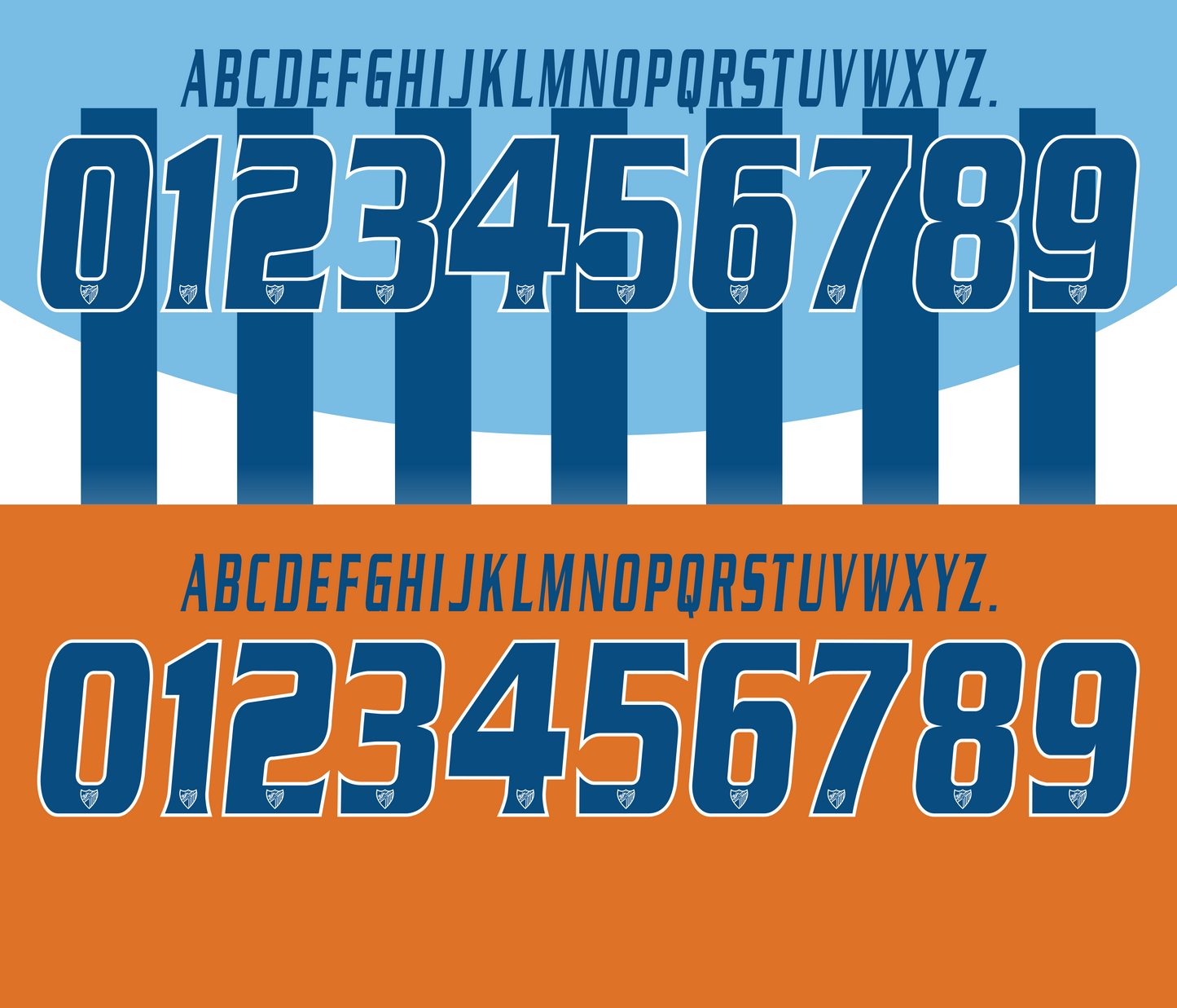 Malaga 2010-2011 Nameset AI Vector File