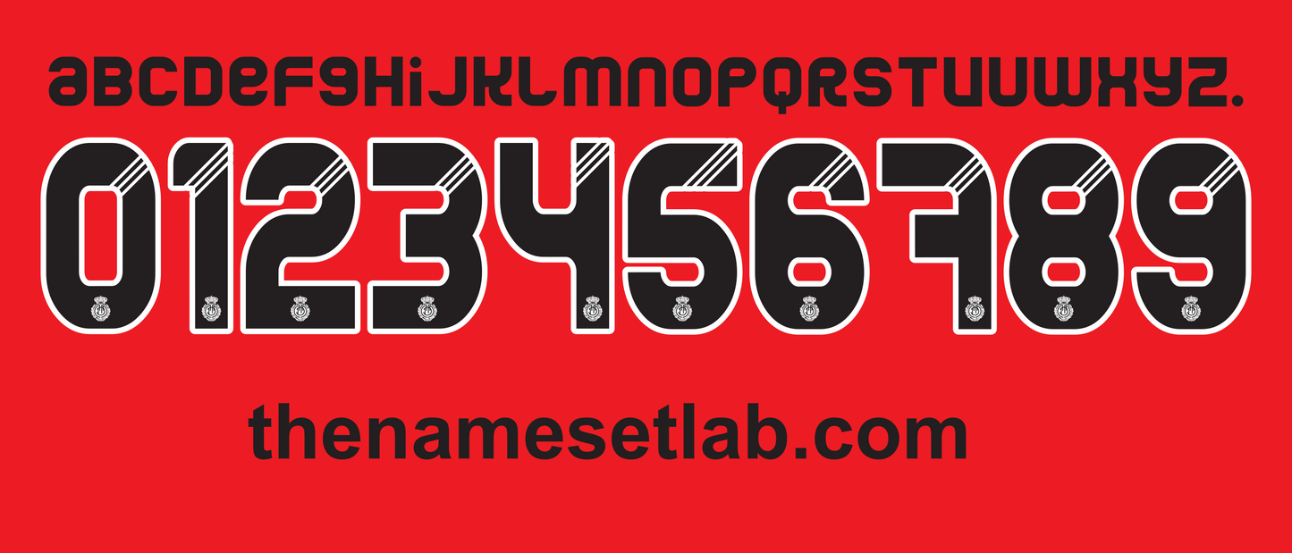 Mallorca 2013-2014 Nameset AI Vector File