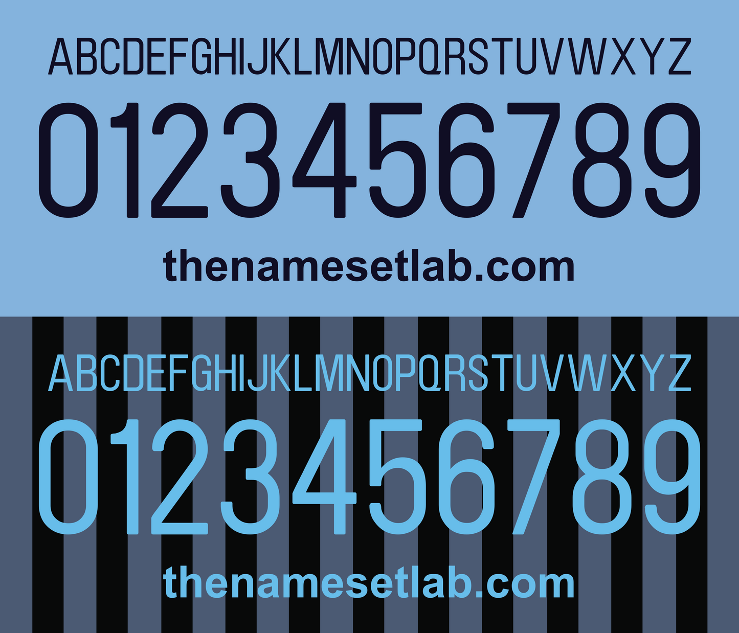 Manchester City 2012-2013 UCL / Cup Font Nameset AI Vector File