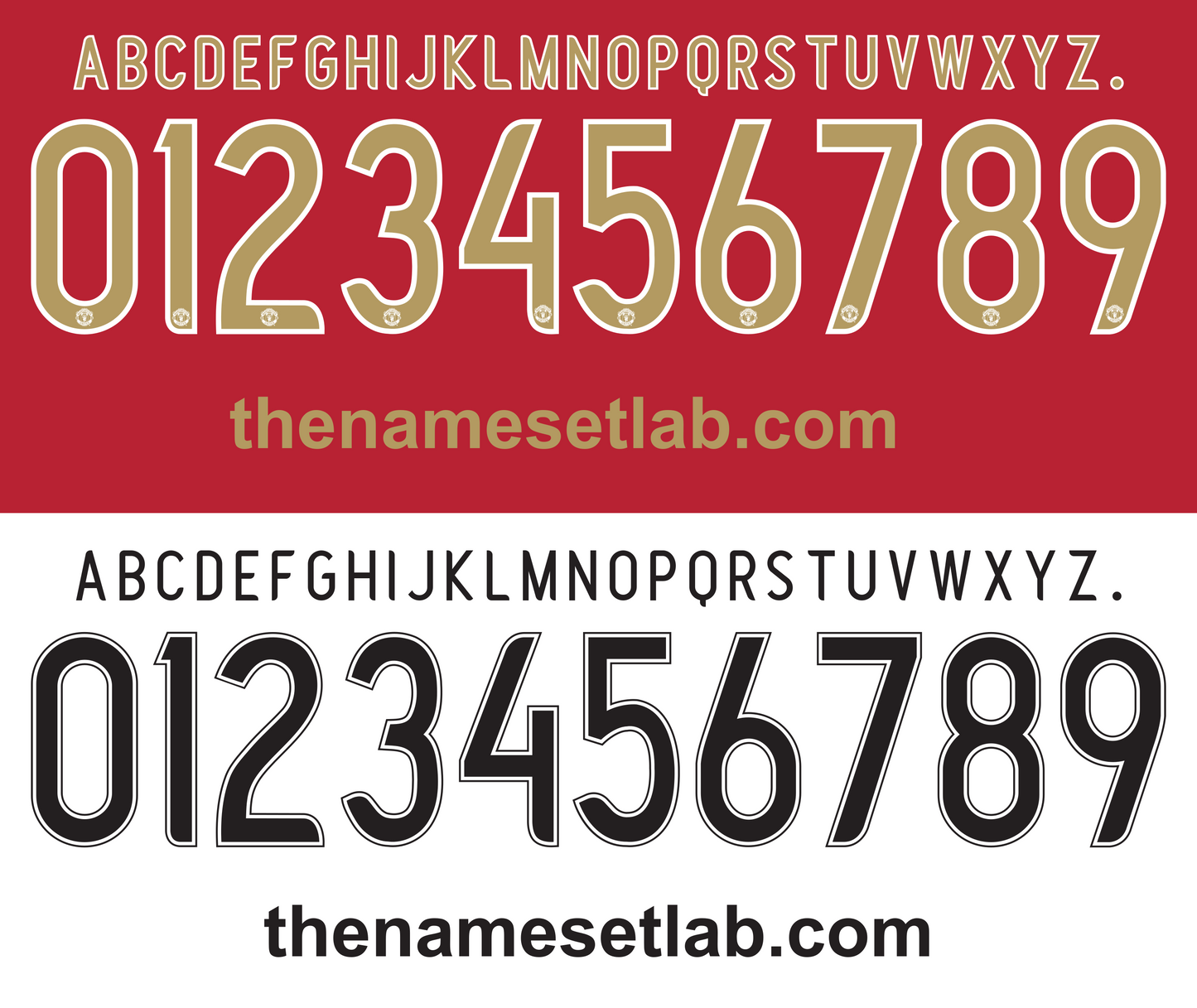 United 2006-2007 Nameset AI Vector File