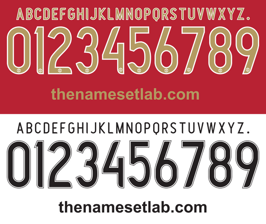 United 2006-2007 Nameset AI Vector File