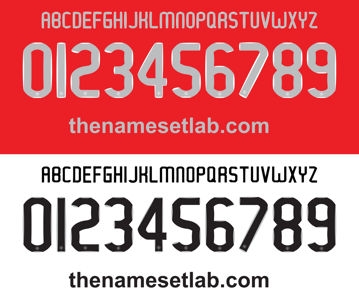 United 2007-2008 CL Nameset AI Vector