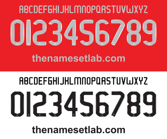 United 2007-2008 CL Nameset AI Vector