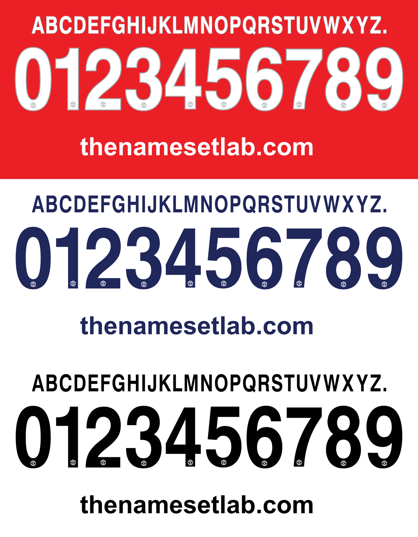 United 2008-2011 Nameset AI Vector File