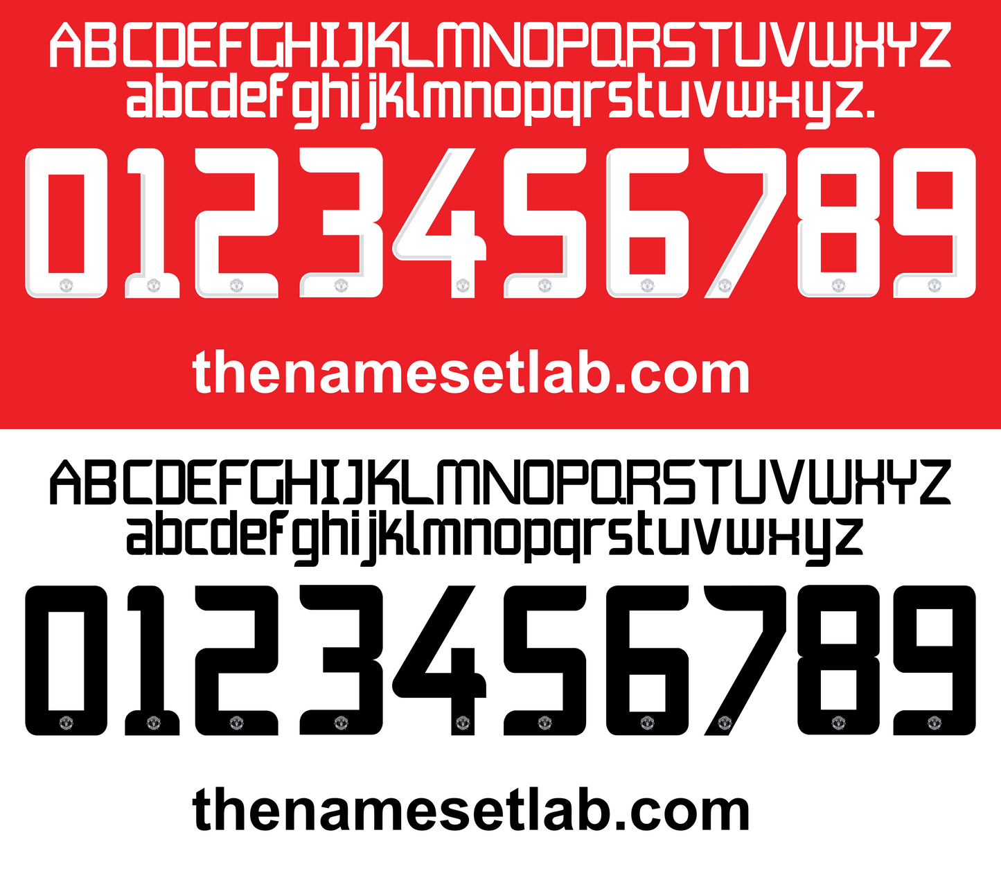 United 2013-2014 Nameset AI Vector File