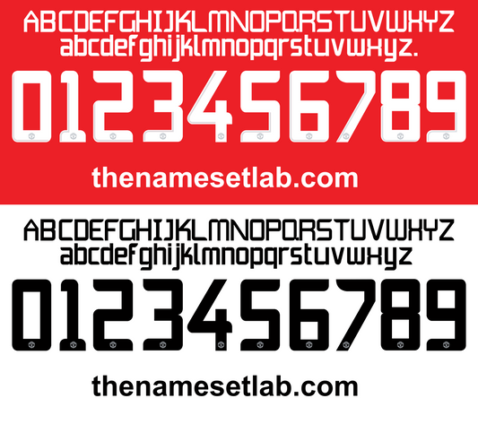 United 2013-2014 Nameset AI Vector File