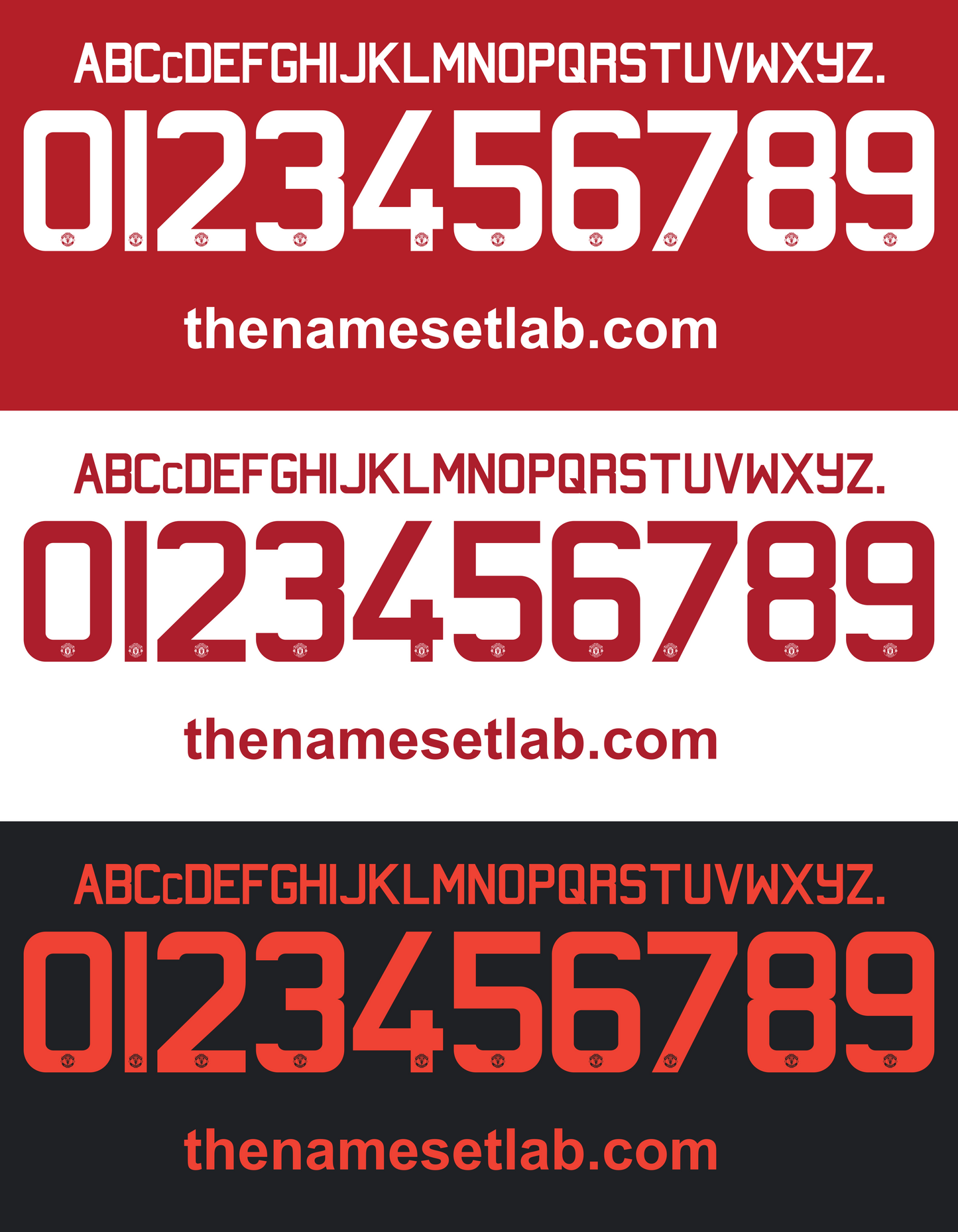 United 2015-2016 Nameset AI Vector File