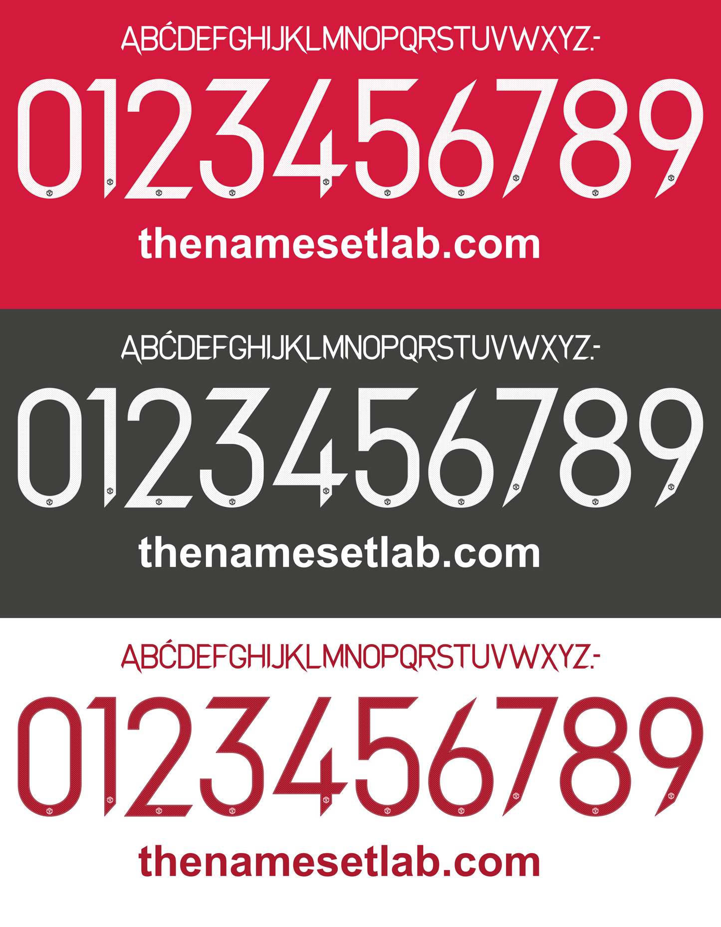 United 2020-2021 Nameset AI Vector File