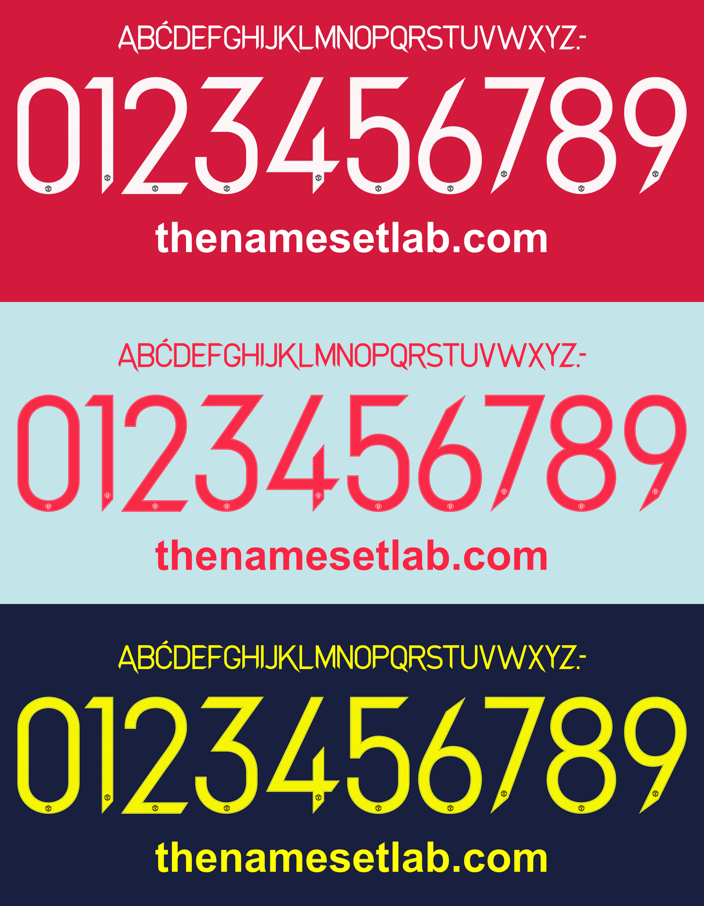 United 2021- 2022 Nameset AI Vector File
