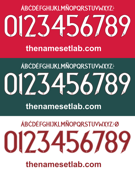 United 2023-2024 Nameset AI Vector File