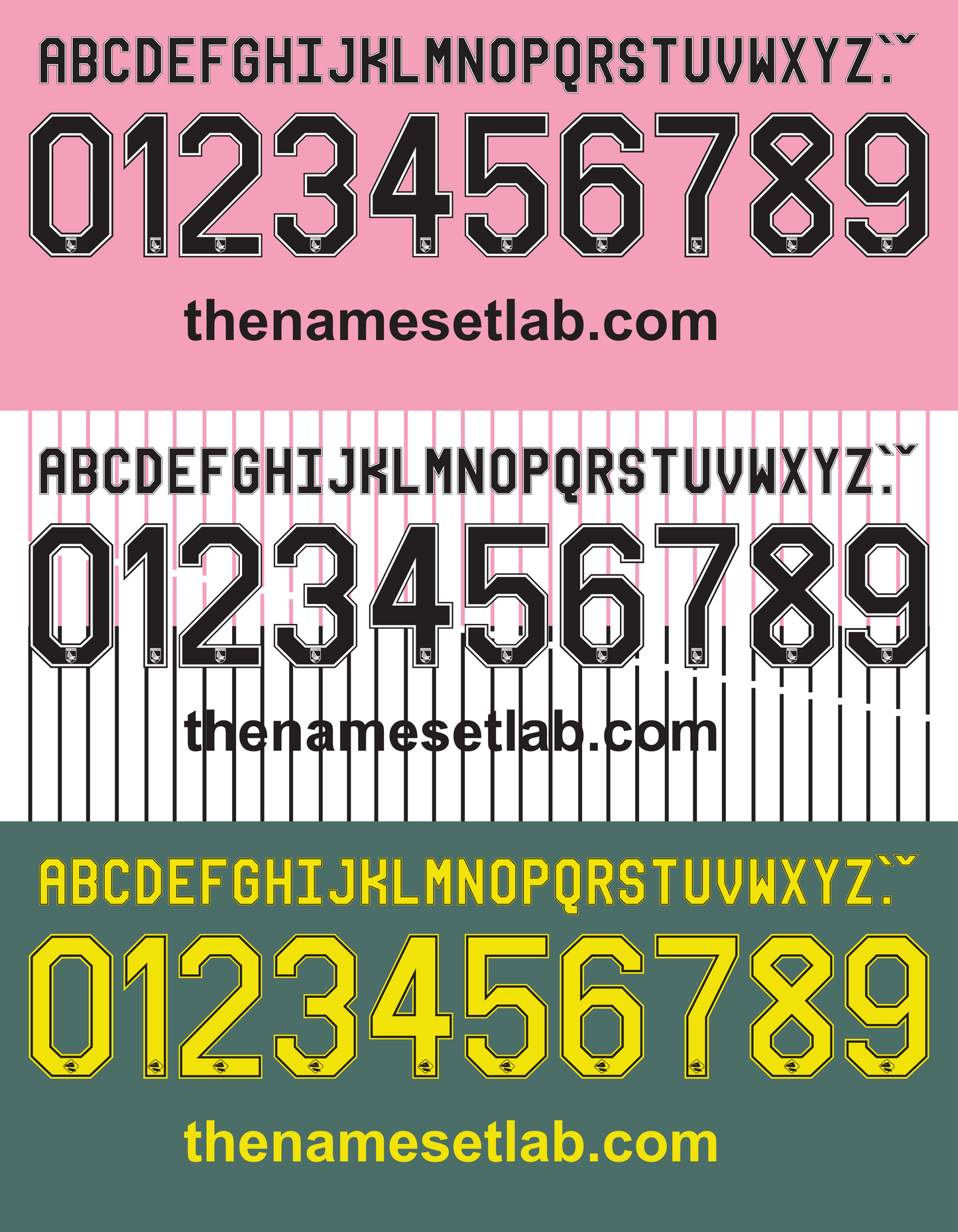 Palermo 2015-2016 Nameset AI Vector File