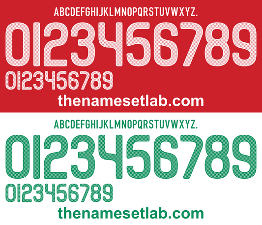 Portugal 2010 Football Nameset AI Vector File