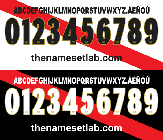 Rayo 2013-2014 Nameset AI Vector File