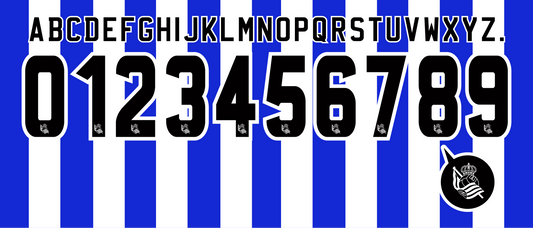 Real Sociedad 2014-2015 Nameset AI Vector File
