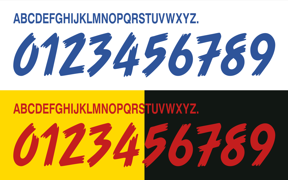 Real Zaragoza 2001-2003 Nameset AI Vector File