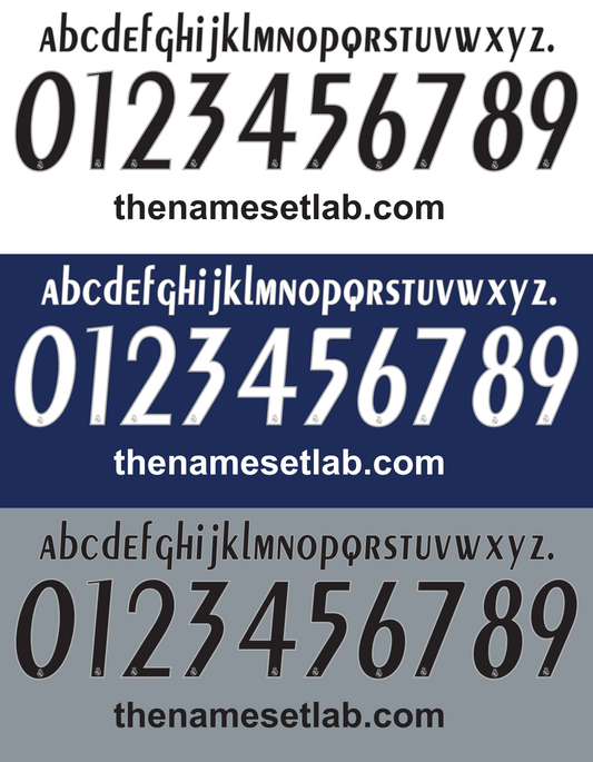 Real Madrid 2005-2006 Nameset AI Vector File