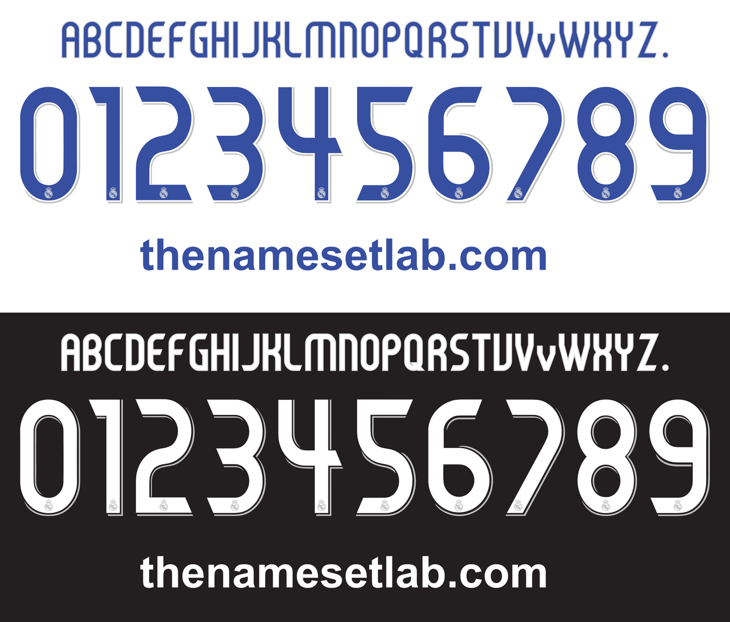 Real Madrid 2006-2007 Nameset AI Vector File