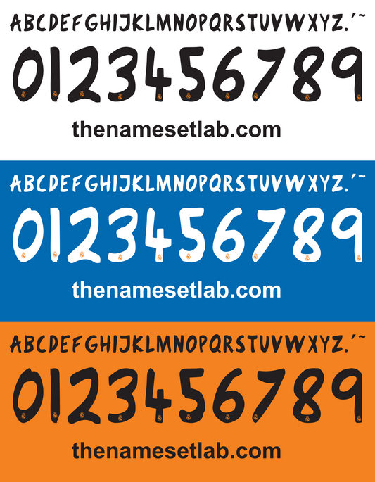 Real Madrid 2013-2014 Nameset AI Vector File